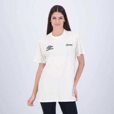 Imagem de Camiseta Approve Collab Umbro Feminina Off White-Feminino
