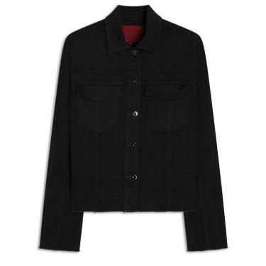 Imagem de Jaqueta Ellus Vintage Denim Color Lilly Feminina Preta-Feminino