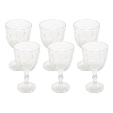 Imagem de LYOR - Conjunto 6 Taças de Água Vidro Faces 300ml