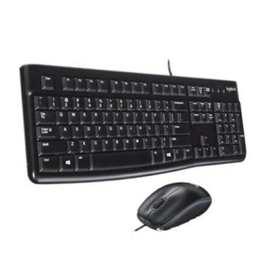 Imagem de Kit Teclado E Mouse Usb Logitech Mk120 Kite Moderrno - A.R Variedades 