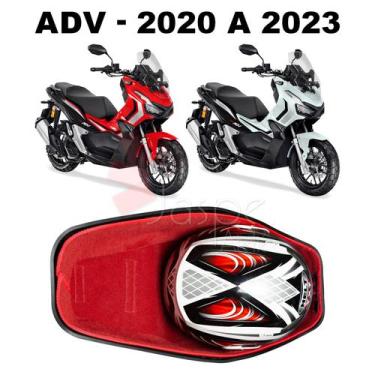 Imagem de Forração Honda ADV 150 Baú Acessório Forro Vermelho Scooter - Jaspe At