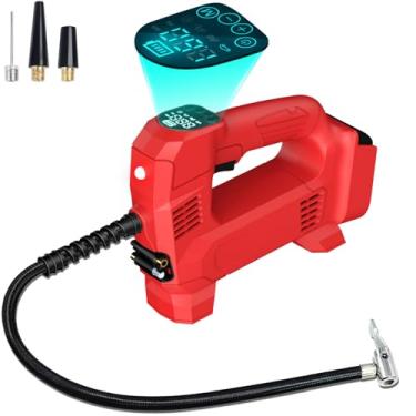 Imagem de Compressor de ar inflador de pneu sem fio para bateria Craftsman 20V V20, bomba de ar portátil portátil com medidor de pressão digital para carros, motocicletas, bicicletas, bolas esportivas (bateria