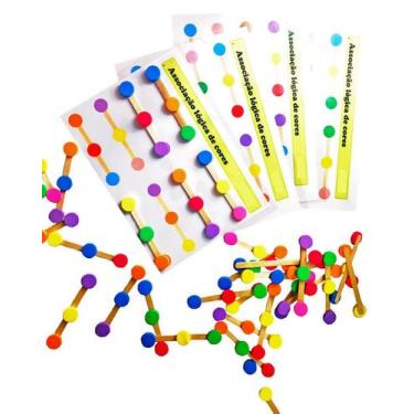 Imagem de Associação Lógica De Cores + Materiais Educativos - Criativa Educativo