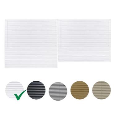 Imagem de Persiana Horizontal PVC 25mm BLOCK 160larg x 220alt (2 pçs) - Persiana