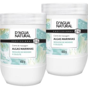 Imagem de 2 Creme Anticelulite Algas Marinhas 650G Dagua Natural - D'Água Natura