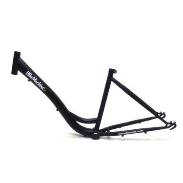 Imagem de Quadro Triciclo 24" Aço Deluxe/Comfort Preto - Machine Motors