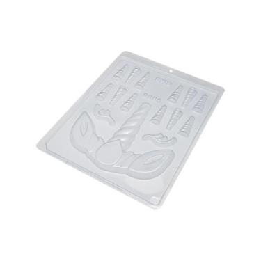 Imagem de Forma de acetato chifre unicórnio cod-9660 bwb