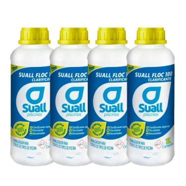 Imagem de 4 Clarificante Floculante Decantador Suall Floc Piscinas 1l