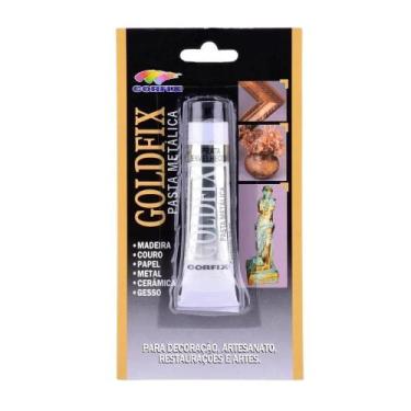 Imagem de Pasta Metalica Goldfix 20ml 243 Prata Corfix