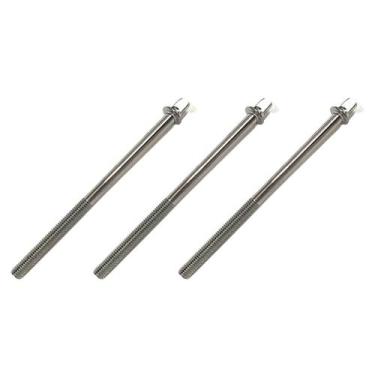 Imagem de Kit 3 Parafuso Afinação de Bateria 115mm X 6mm - Spanking