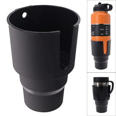 Imagem de iSaddle Adaptador de suporte de copo de carro grande compatível com Hydro Flask 947 g 1,134 g 50/50 cantil, Yeti 24/30/1,020 g, canecas de café Nalgene 947 g - acessório interior de carro garrafas