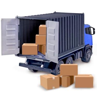 Imagem de Caminhão Baú Container Brinquedo Grande - Nig - Nig Brinquedos