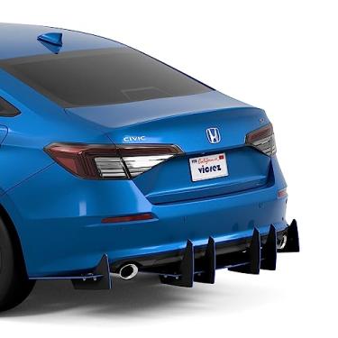 Imagem de Vicrez Genali VR2 Rear Diffuser vz102652 Compatible with Honda Civic 2021-2023