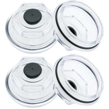 Imagem de Zreneyfex Pacote com 4 tampas de pó para banho de óleo K71-704-00, rosca de 8,9 cm OD 12 rosca tampa do eixo do reboque 21-88 tampas de óleo, substituição para tambor número 8-415 após julho de 2009,