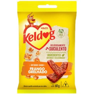 Imagem de Petisco keldog bifinho sabor frango grelhado para cães 60g - Kelco