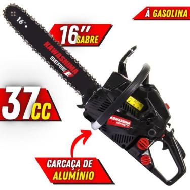 Imagem de Motosserra À Combustão Kawashima KCS400E 37,2cc 2 Tempos Potente e Com