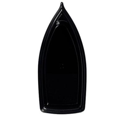 Imagem de Kit C/ 12 Barca Açai Sushi Sashimi 42x18x7cm Grande Preto - TT