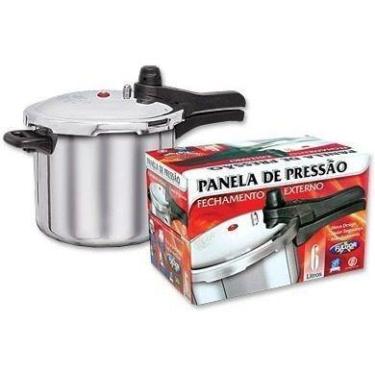 Imagem de Panela De Pressão 6 Litros Fechamento Externo Fulgor Sólida