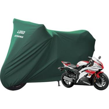 Imagem de Capa Cobrir Moto Yamaha YZF R6 De Tecido Lycra - Mz, Verde
