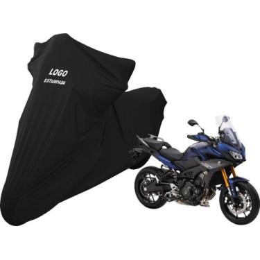 Imagem de Capa Tecido Helanca Moto Yamaha MT 09 Tracer Sob Medida - Mz, Preta