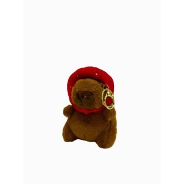 Imagem de Chaveiro de Pelúcia Capivara Animal Variado Fofo 12cm - OMFkids, Capiv