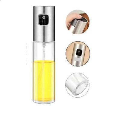 Imagem de Spray Borrifador de Vidro Azeite Óleo Galheteiro Culinário Cozinha Mul