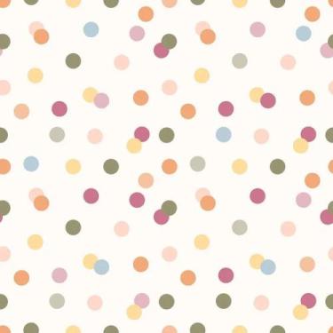 Imagem de Papel de Parede Vinílico Confete quente 4402 53 cm x 10 m - Bobinex