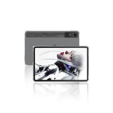 Imagem de Capa transparente para tablet gamer RedMAGIC Nova de 10,9 polegadas 2024, WUNIAK fina, leve, à prova de arranhões, capa de borracha de silicone TPU com proteção durável (transparente).