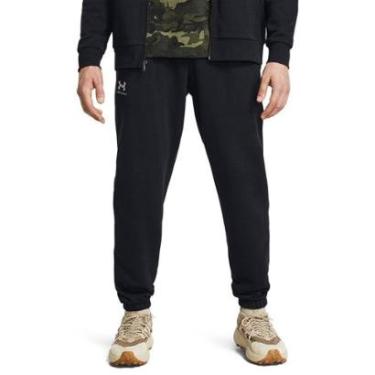 Imagem de Calça Jogger Masculina Under Armour Essential Fleece 2GG Preto-Masculino