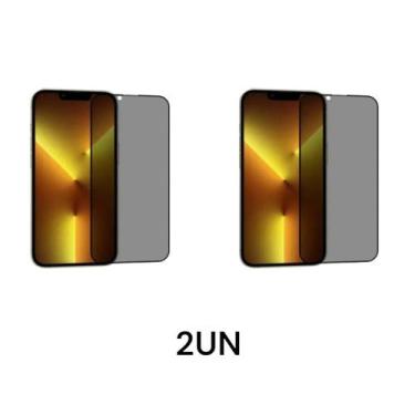 Imagem de Kit Privacidade Com 2UN Películas De Vidro 3D Anti Espião Para Iphone 