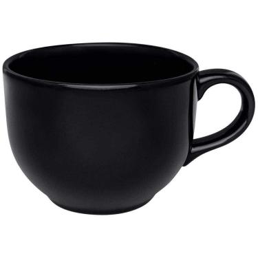 Imagem de Caneca Jumbo Preta 740ml Oxford para Bebidas Quentes e Frias