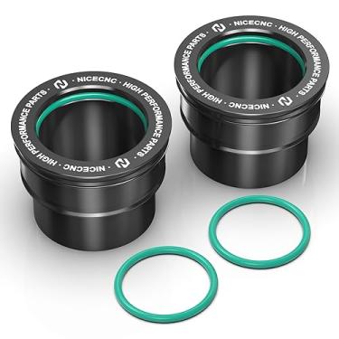 Imagem de NICECNC Colares espaçadores de roda dianteira para bicicleta suja compatíveis com KTM 125-530 SX SX-F XC-F 03-14 125-530 EXC EXC-F XCF-W XC-W 03-15, compatível com Husqvarna TC FC TE FE 125-501 2014