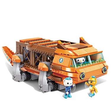 Imagem de Para Age 6 + Building Block Octonauts gup-g Mobile Speeders Launcher & Barnacles Kwazii Peso 378pcs Building Brick Set-No Package Box (3706)