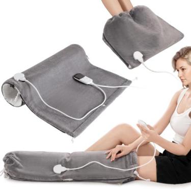 Imagem de Aquecedores de Pés Elétricos HOTHUGZ - Para Homens e Mulheres - Cinza