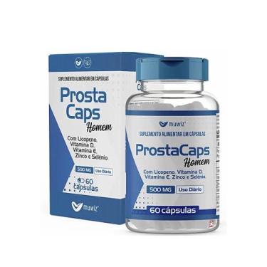 Imagem de ProstaCaps Homem Licopeno, Vit D, E, Zinco E Selênio 60 Caps - Muwiz