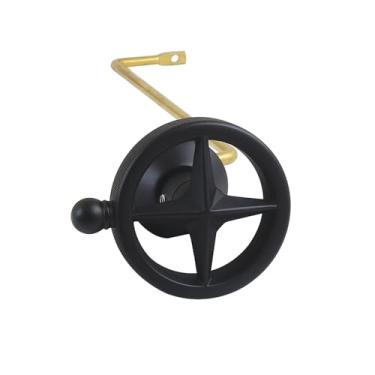 Imagem de Kingston Brass Alavanca de tanque de vaso sanitário KTRNKS0 Levante, preto fosco