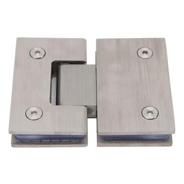 Imagem de Dobradiça de 180 ° para Portas Duche Em Vidro, Dobradiça Substituição Portas de Vidro Sem Moldura Emxidável Com Chave Hexagonal E Almofada Antiderrapante, para 8 a 12 mm