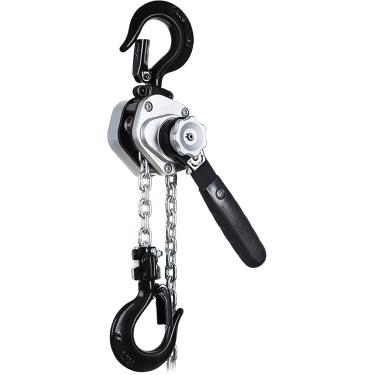 Imagem de Talha De Corrente Pequena Alloy Aluminum Alloy Case Mini Talha De Corrente Engrenagens Ajustáveis Talha De Alavanca Manual Com Corrente De Aço Manganês Para Aplicações, 20ft, 1/2ton