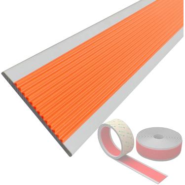 Imagem de Fita Antiderrapante Para Borda De Escada, Tiras De Borracha Antiderrapantes Para Degraus De Escada Internos E Externos, Comprimento 5m/10m Protetor De Borda De Degraus Impe, Brown, 10m/33ft