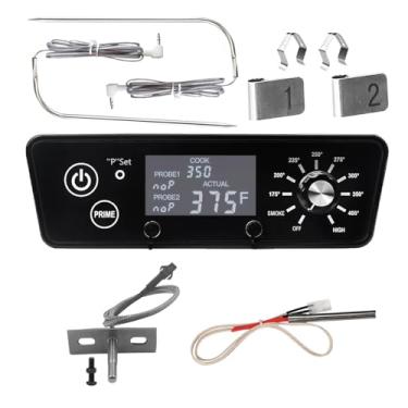 Imagem de SROKIO Kit de substituição para Pit Boss – Painel de termostato digital para defumador vertical série 3/4/5/7, peças de churrasqueira, inclui 2 sondas de carne, sensor de temperatura e hot rod de ignição