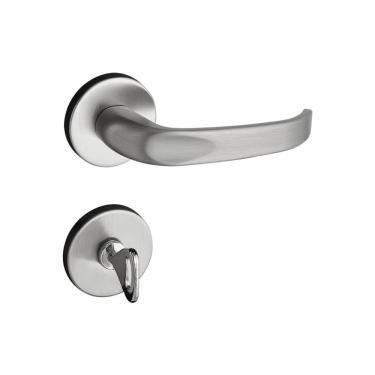 Imagem de Fechadura Concept Roseta 415 Banheiro Cromo Acetinado Pado