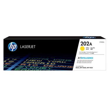 Imagem de Cartucho De Toner Hp 202a Amarelo Laserjet Original Cf502a