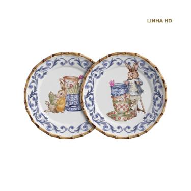 Imagem de Conjunto 2 Pratos Rasos Teatime - Maison Blanche