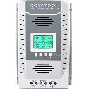 Imagem de OOYCYOO Controlador de carga MPPT 100 amp 12V/24V automático, regulador de carga de painel solar 100A com visor LCD Blacklight Max 100 V para bateria de lítio inundada AGM de gel selada de