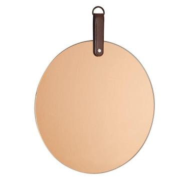 Imagem de Espelho Redondo em Vidro Cobre 25x25 Cm D´rossi