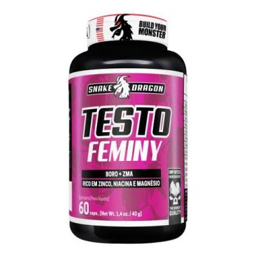 Imagem de Testo Feminy Snake Dragon 60 Cápsulas  Suplemento Feminino com Vitamin