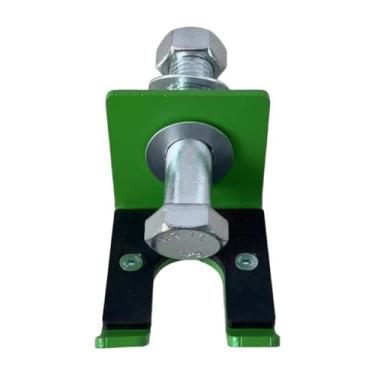 Imagem de Vaveren Suporte de barra para armazenamento, suporte para supino com furo de 18 mm, acessório comercial para academia doméstica, para barra de peso, para, Verde