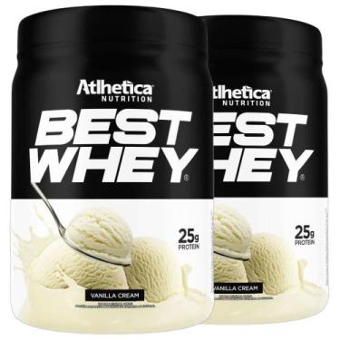 Imagem de Kit 2 Best Whey Isolado Hidro Baunilha 450g - Atlhetica - Atlhetica Nu