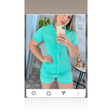 Imagem de Pijama Américano - Wesley atacado, gg, Verde água