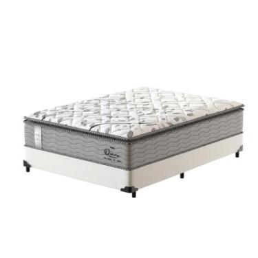 Imagem de Cama Box com Colchão de Molas Ensacadas Probel Ouro Casal 138cm